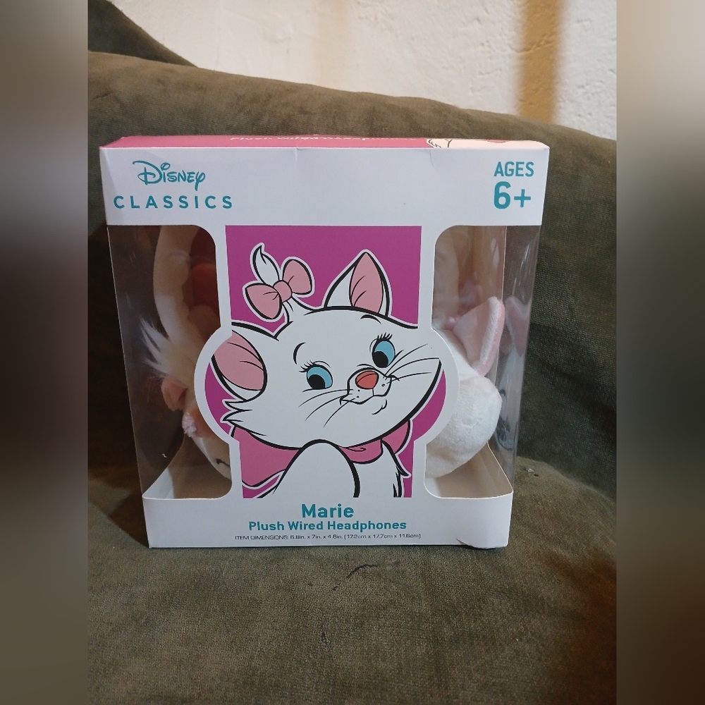 Disney Marie Plush Wired Headphones